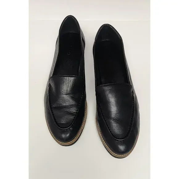ALDO Women's Rheildanflex Leather Casual Loafer Shoes Black Size US 9 - Picture 3 of 9